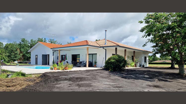 Extension et rénovation d'une maison individuelle, Landes