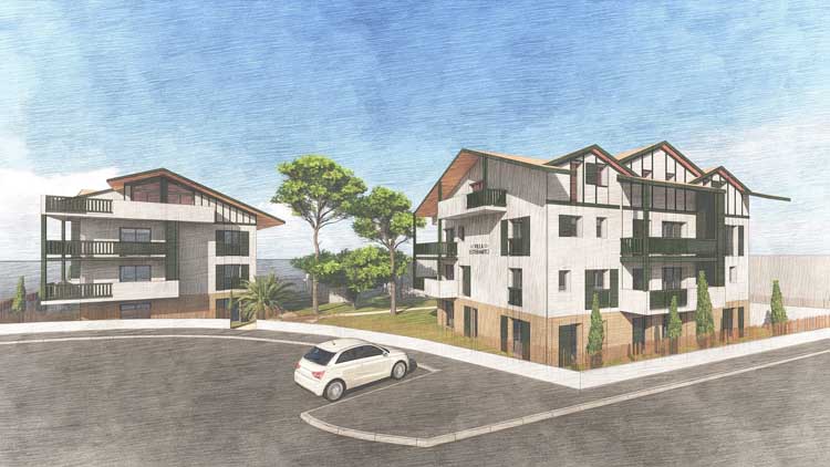 Logements collectifs Capbreton, Landes