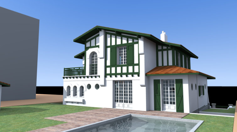 Rénovation d'une villa, Biarritz phare, Pays basque