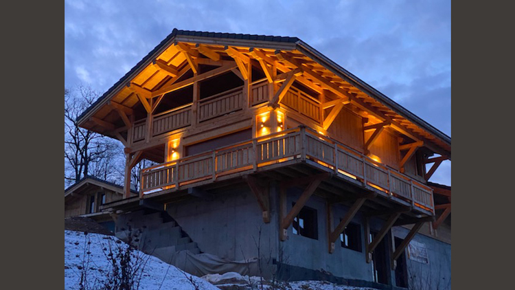 Chalet en bois, Combloux