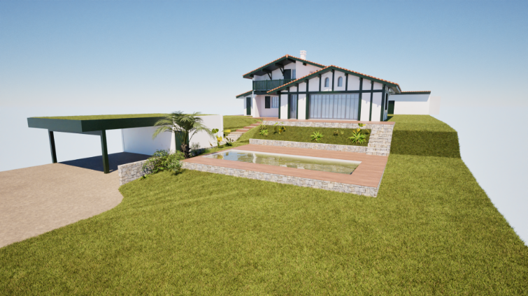 Extension d'une maison à Bidart, Pays Basque