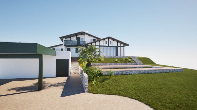 Extension d'une maison à Bidart, Pays Basque