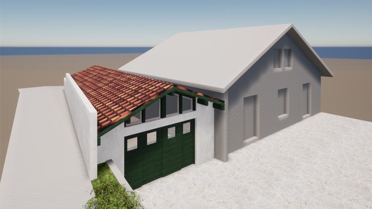 Création d'un garage et d'une Buanderie Guéthary, Pays Basque