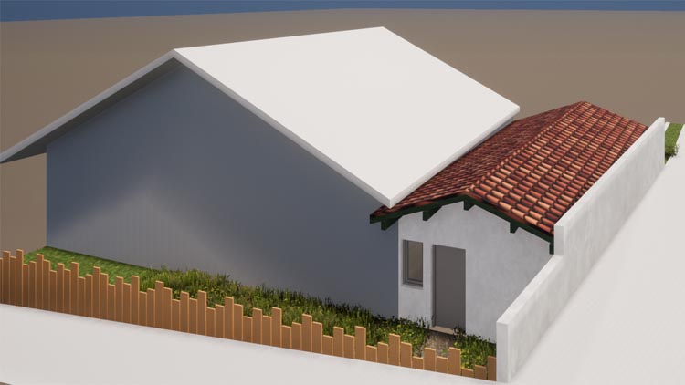 Création d'un garage et d'une Buanderie Guéthary, Pays Basque