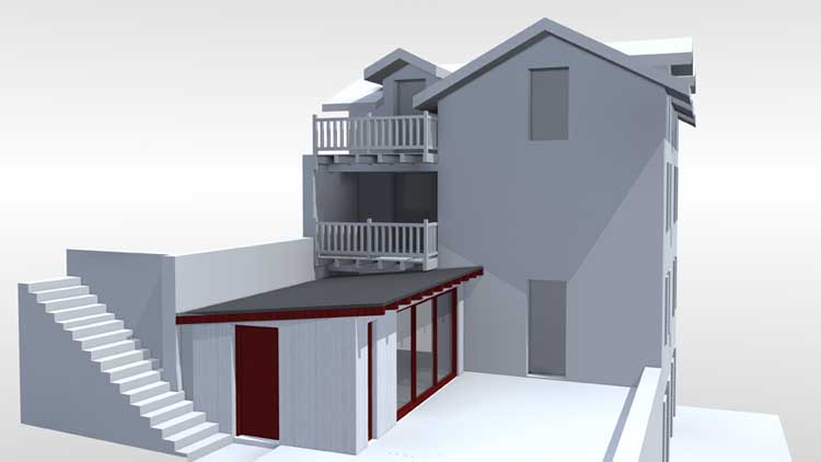 Architecte extension appartement Guéthary, Pays Basque