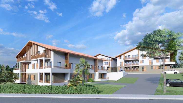 Architecte logements collectifs Saubion, Landes